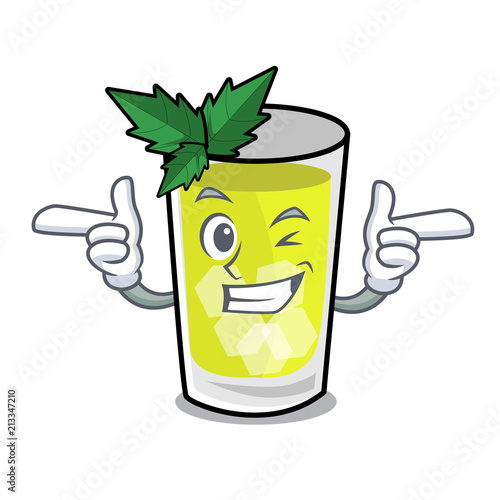 Wink mint julep character cartoon