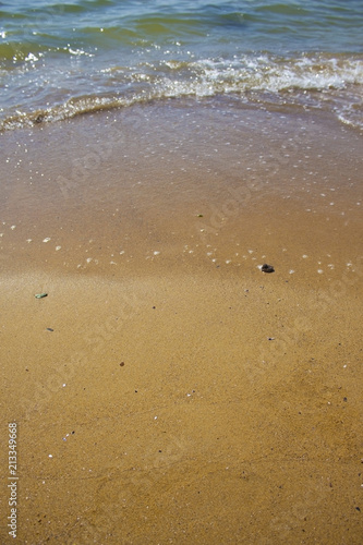 Soft wave of the sea on the sandy beach © guru3d