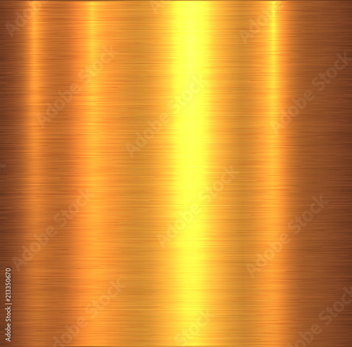 Metal texture gold brushed metallic background