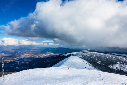 Blick von der Schneekoppe im Riesengebirge in Tschechien © Rico Ködder