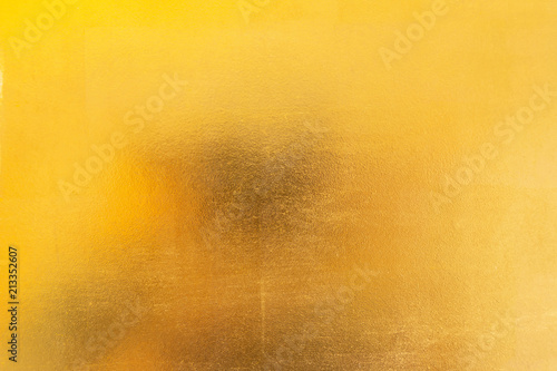 Shiny yellow leaf gold texture background