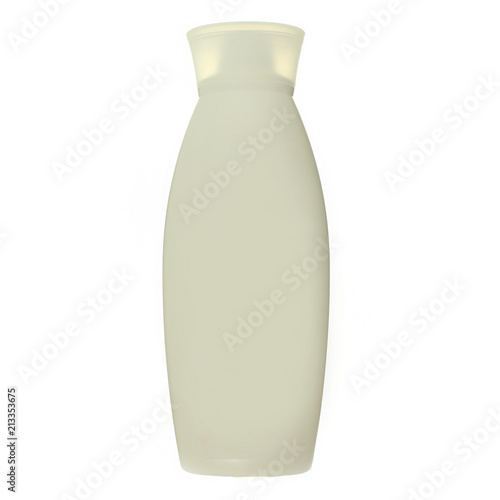 white bottle for detergent. container for shampoo. shower gel.