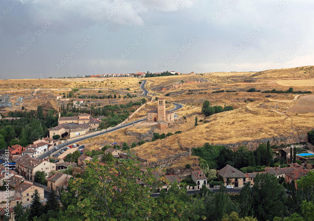 Fototapeta premium Segovia Streets, Spain 