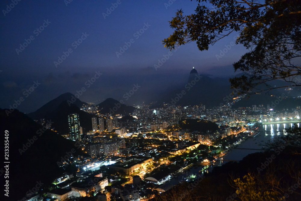 Fototapeta premium night over the city