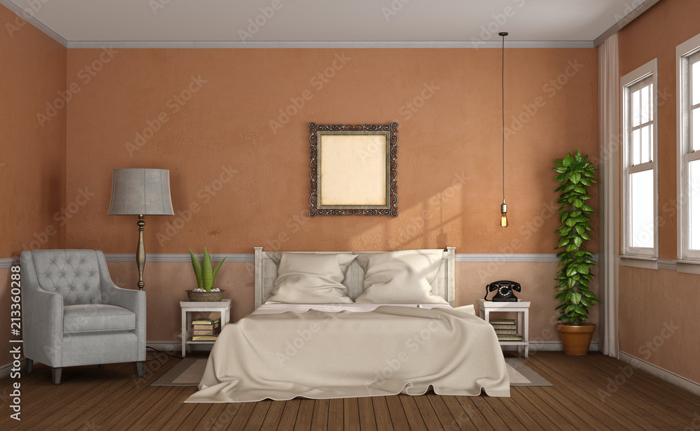 Master bedroom in classic style Master bedroom in classic style
