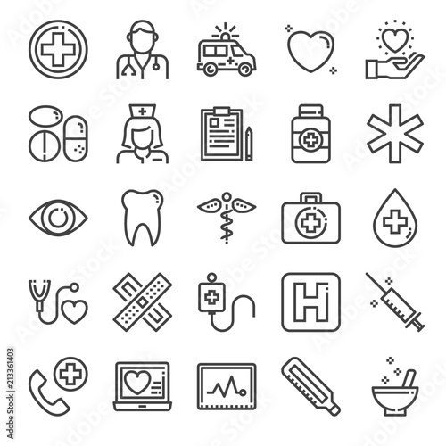 healthcare pixel perfect icons