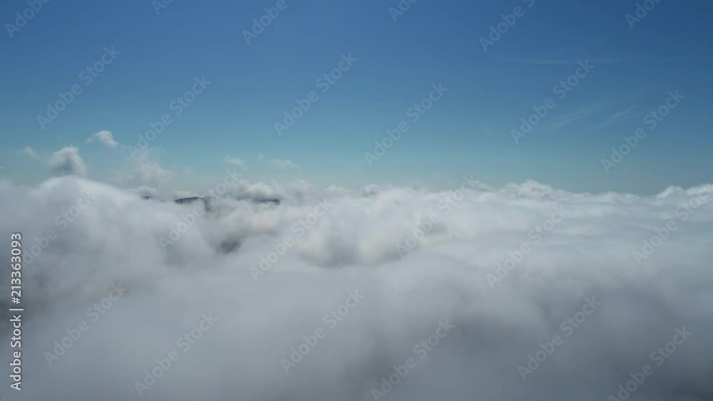 Blue sky and clouds as natural background. Aerial drone view over the horizon. Blue sky and clouds as natural background. Aerial drone view over the horizon.