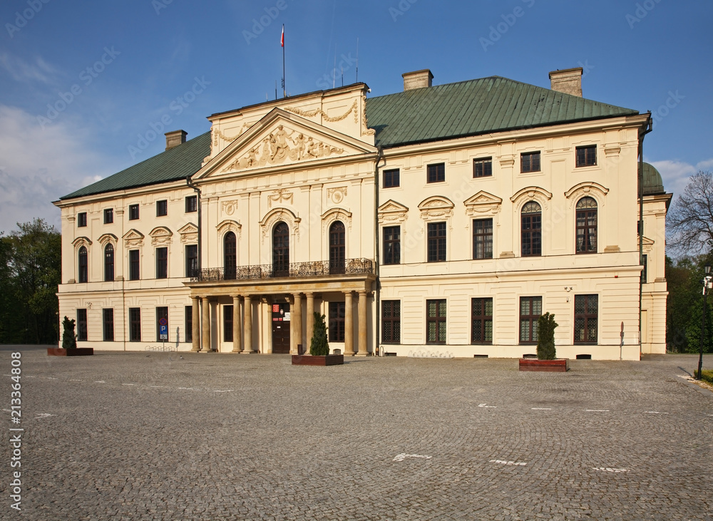 Sanguszko palace in Lubartow. Lublin voivodeship. Poland