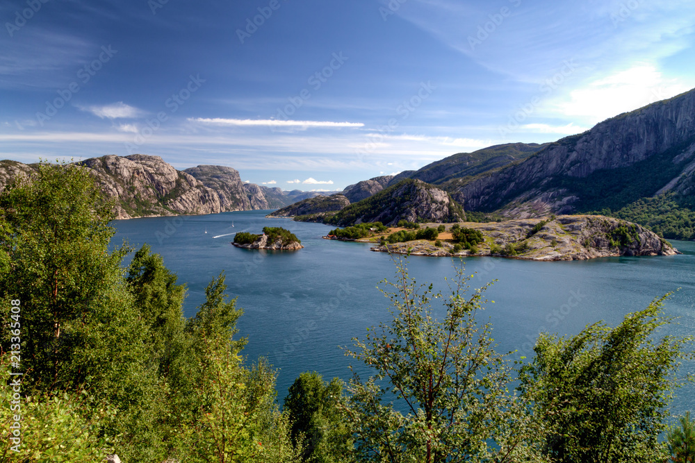 Skandinavien Norwegen - Fjordlandschaft