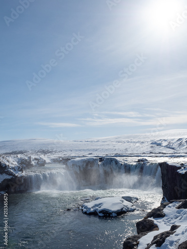 Godafoss waterfall at Iceland