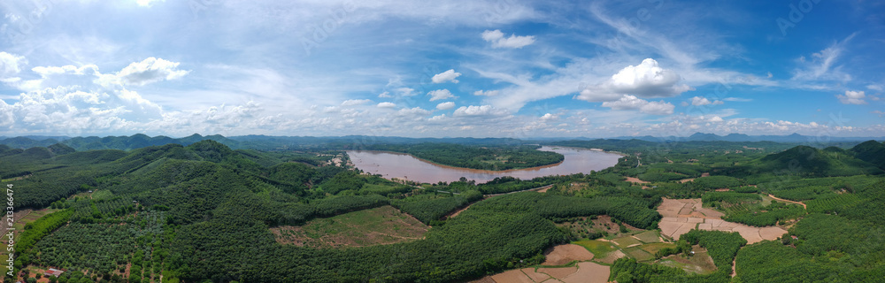 Panoramic view of Maekhong river