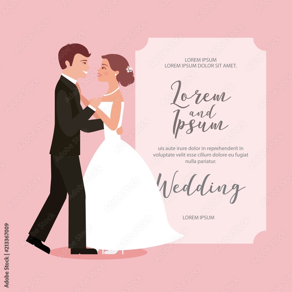 bride and groom their first dance wedding card bride and groom their first dance wedding card