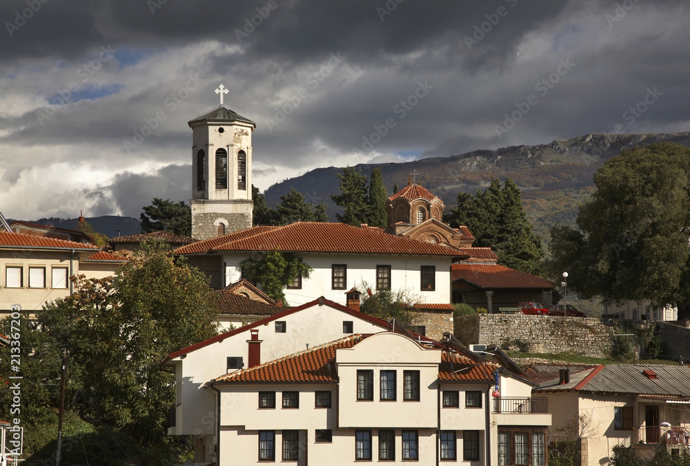Panoramic view of Ohrid. Macedonia