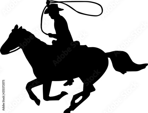 Cowboy Horse Riding