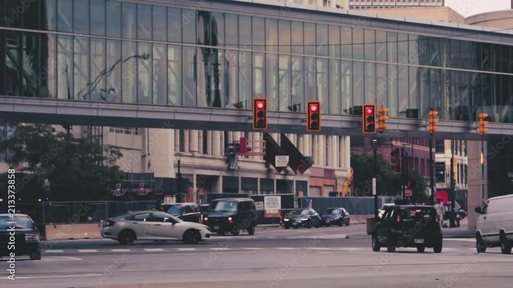 custom made wallpaper toronto digitalDowntown traffic during the day. Timelapse of a traffic jam that is regulated by police. the hustle and bustle of downtown cleveland.