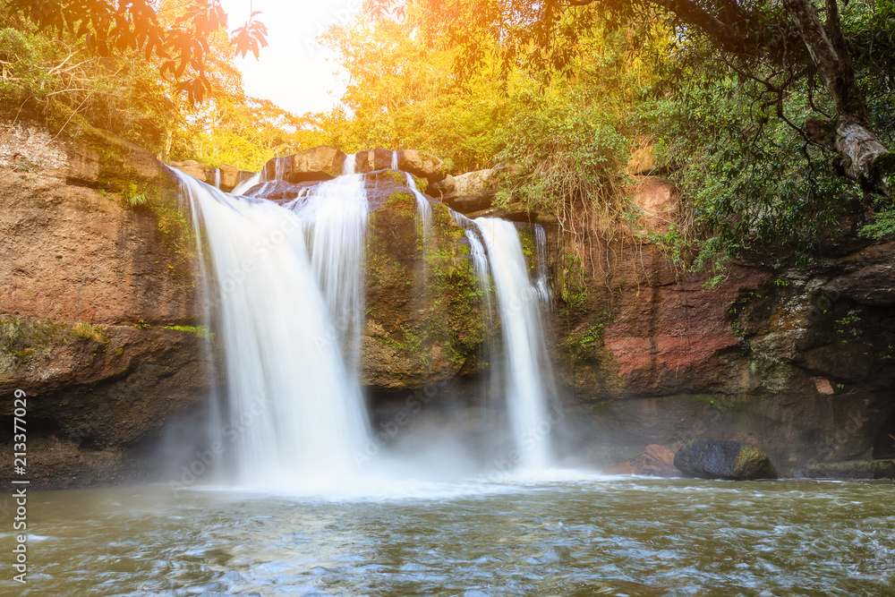 Haew suwat waterfall, khao yai national park, Thailand Haew suwat waterfall, khao yai national park, Thailand