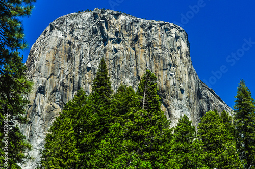 El Capitan Rises High Above Yosemite National Park in California