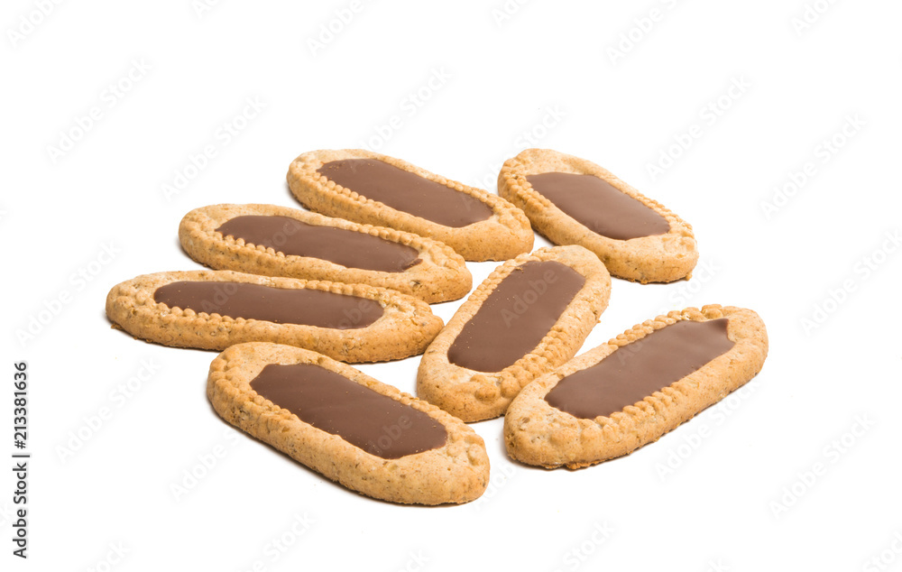 biscuits with chocolate cream isolated biscuits with chocolate cream isolated