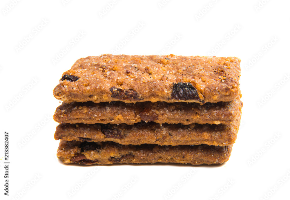 cookies with raisins isolated cookies with raisins isolated