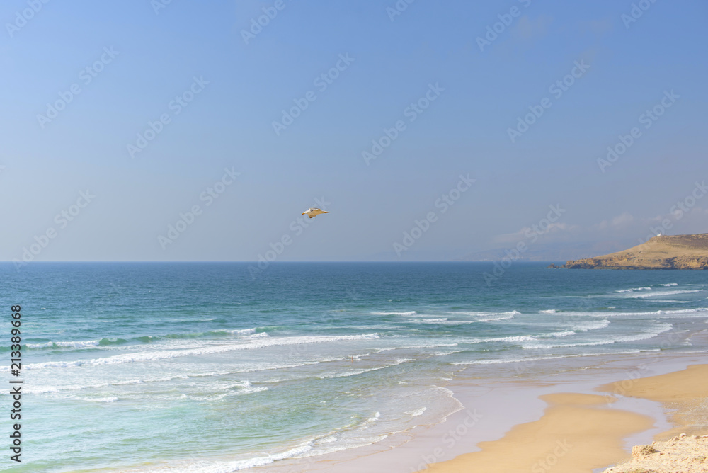 stunning beach on the Atlantic ocean