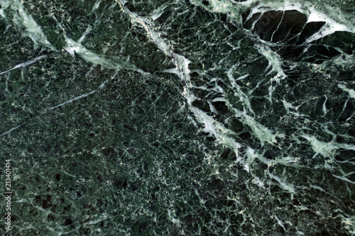 The dark green marble. Texture
