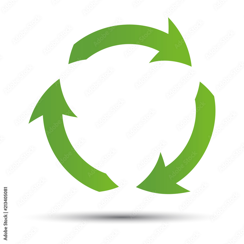 Green recycling symbol Green recycling symbol
