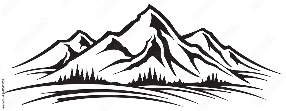 Obraz premium pasmo górskie