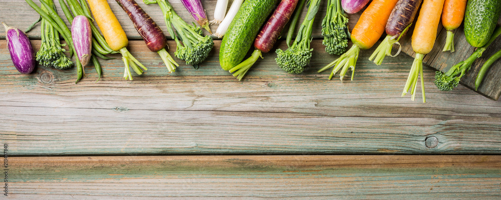 Fresh raw vegetables background Healthy food concept. Top view and flat lay with copy space. Banner. Fresh raw vegetables background Healthy food concept. Top view and flat lay with copy space. Banner.