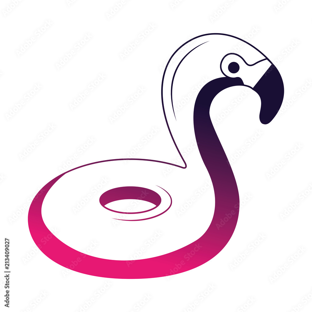 rubber flamingo float accessory icon rubber flamingo float accessory icon