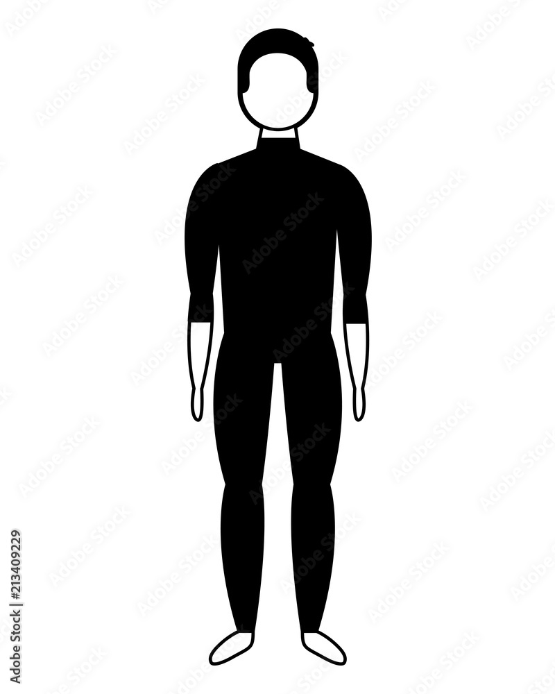male figure character in swimsuit male figure character in swimsuit