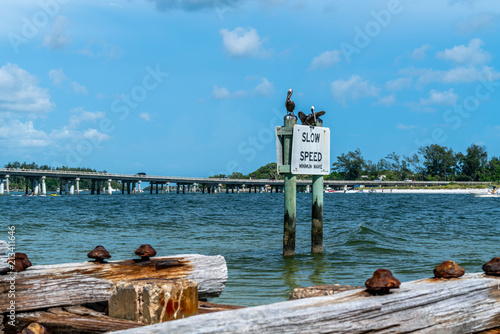 A warm and breezy day at the beach on Anna Maria Island in Southwest Florida.