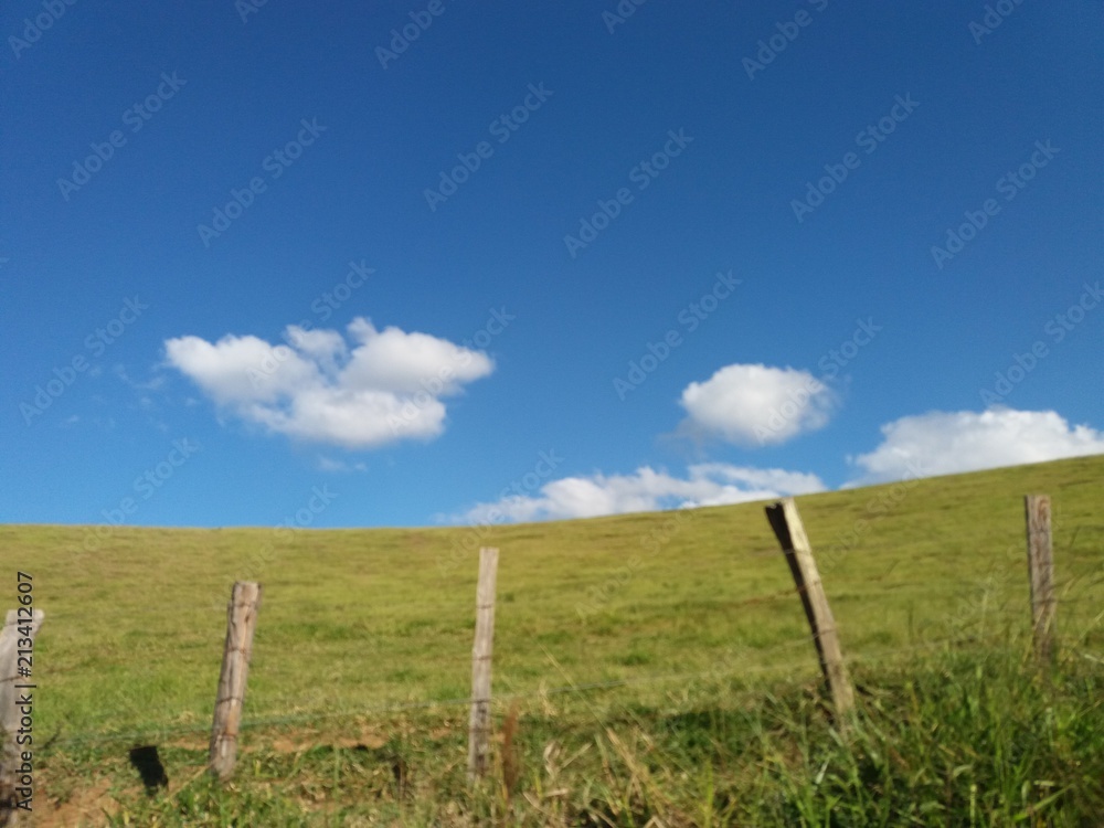 Entardecer rural em Minas Gerais