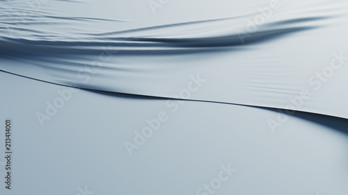 Smooth fabric pulled to the side with soft shadows.