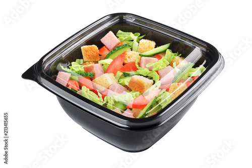 Caesar salad isolated