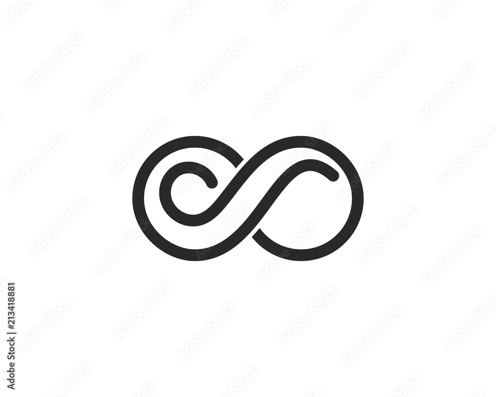 Fototapeta premium Infinity logo Vector