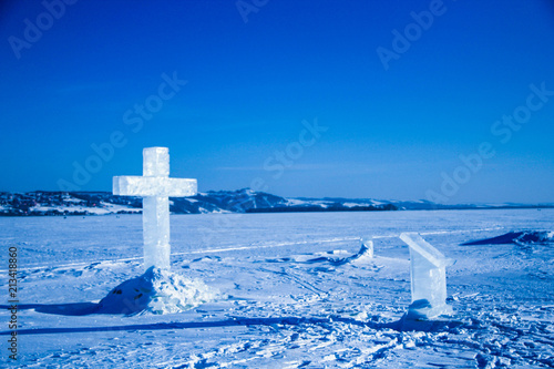 Ice and cross