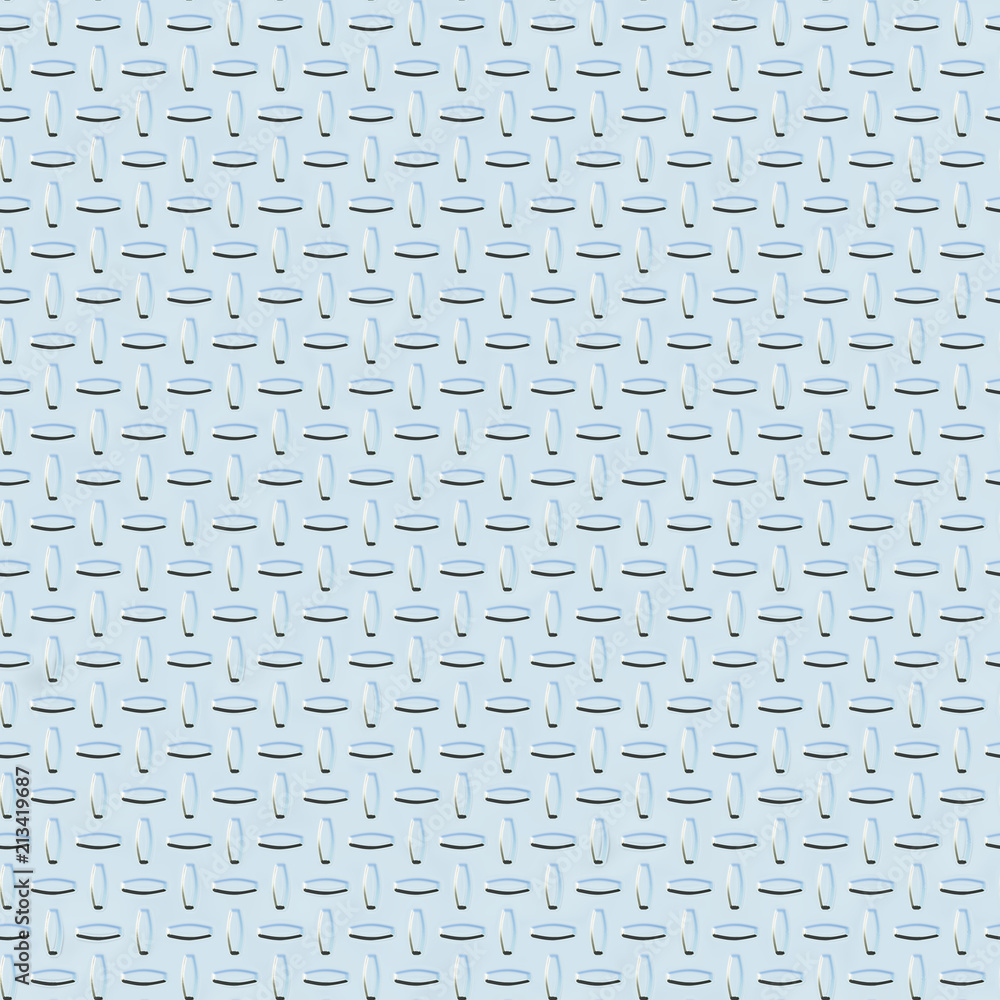 Light Blue Metal Plate Seamless Texture