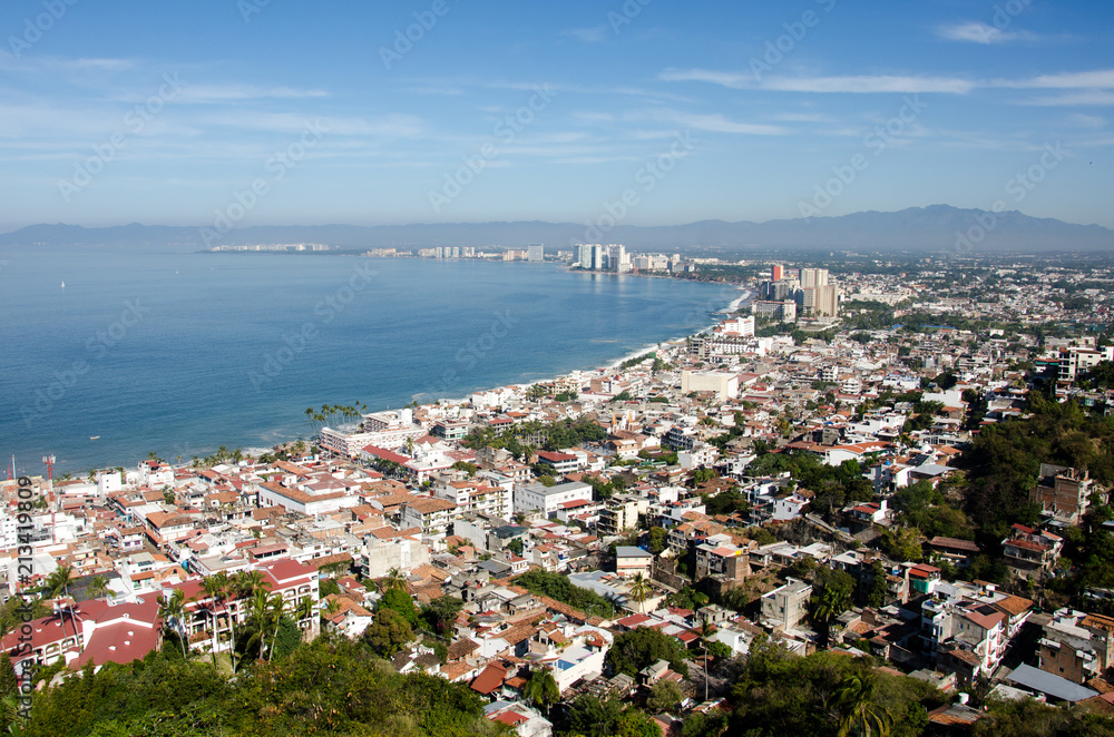 Panorama of northern Puerto Vallarta