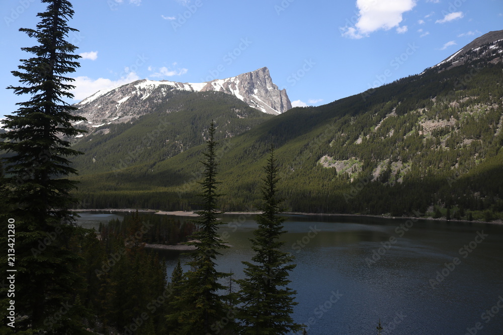 Montana Mountains and Lake