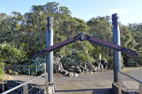 Maori gate in Auckland New Zealand