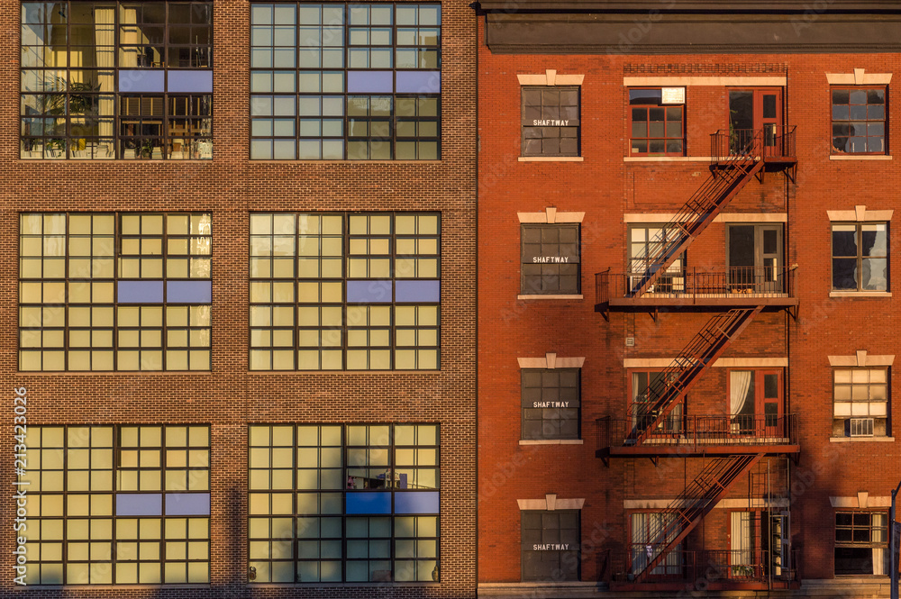 New York industriel au coucher de soleil New York industriel au coucher de soleil