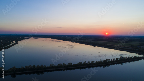 Speichersee Sonnenuntergang