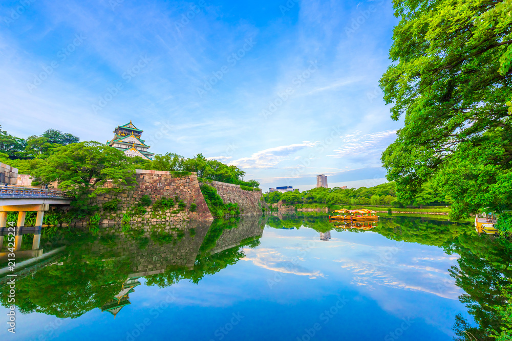 Obraz premium 大阪城の風景