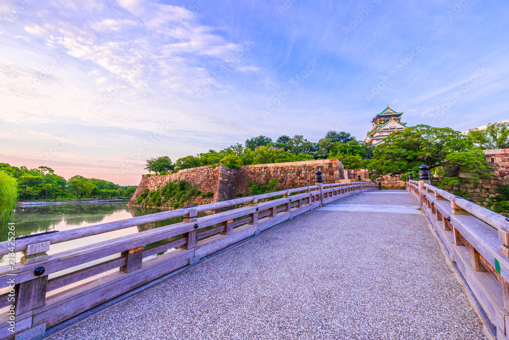 大阪城の風景