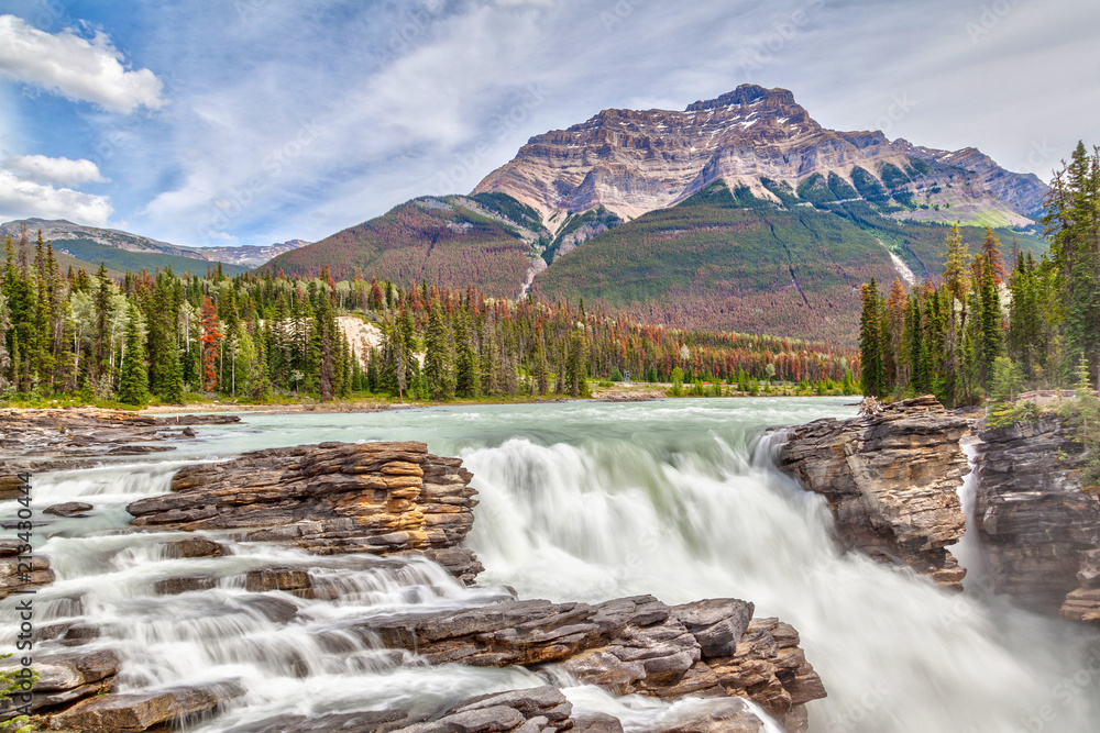 Athabasca Falls in Jasper National Park, Alberta, Canada Athabasca Falls in Jasper National Park, Alberta, Canada