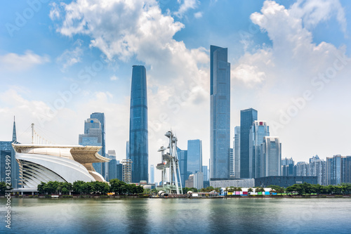 Guangzhou city center skyline