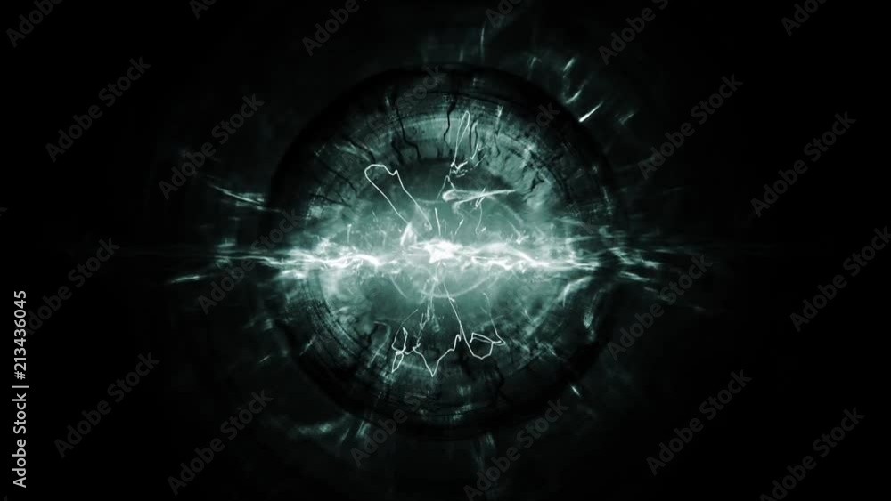 animated plasma effect of a powerful and spiritual element