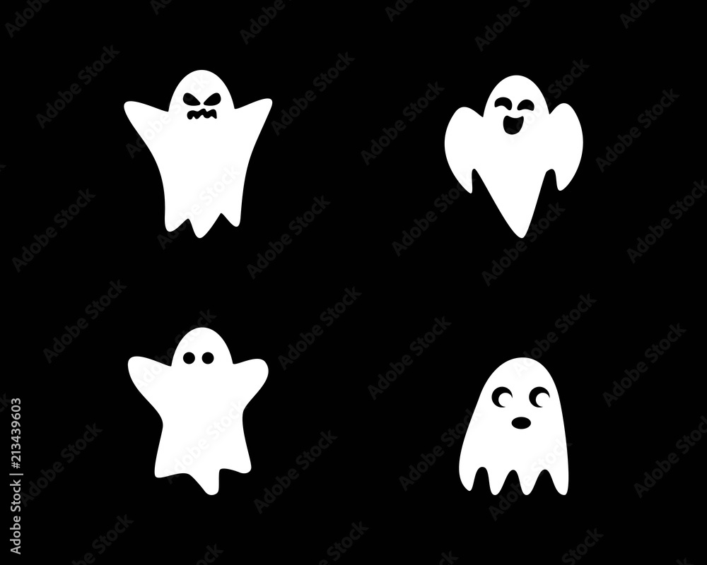 Obraz premium Ghost ilustration vector