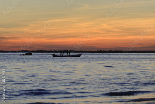 Sonnenuntergang, Ngapali-Beach, Ngapali, Thandwe, Rakhine-Staat, Myanmar, Asien