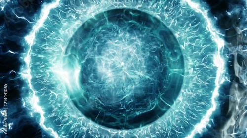 animated plasma effect of a powerful and spiritual element